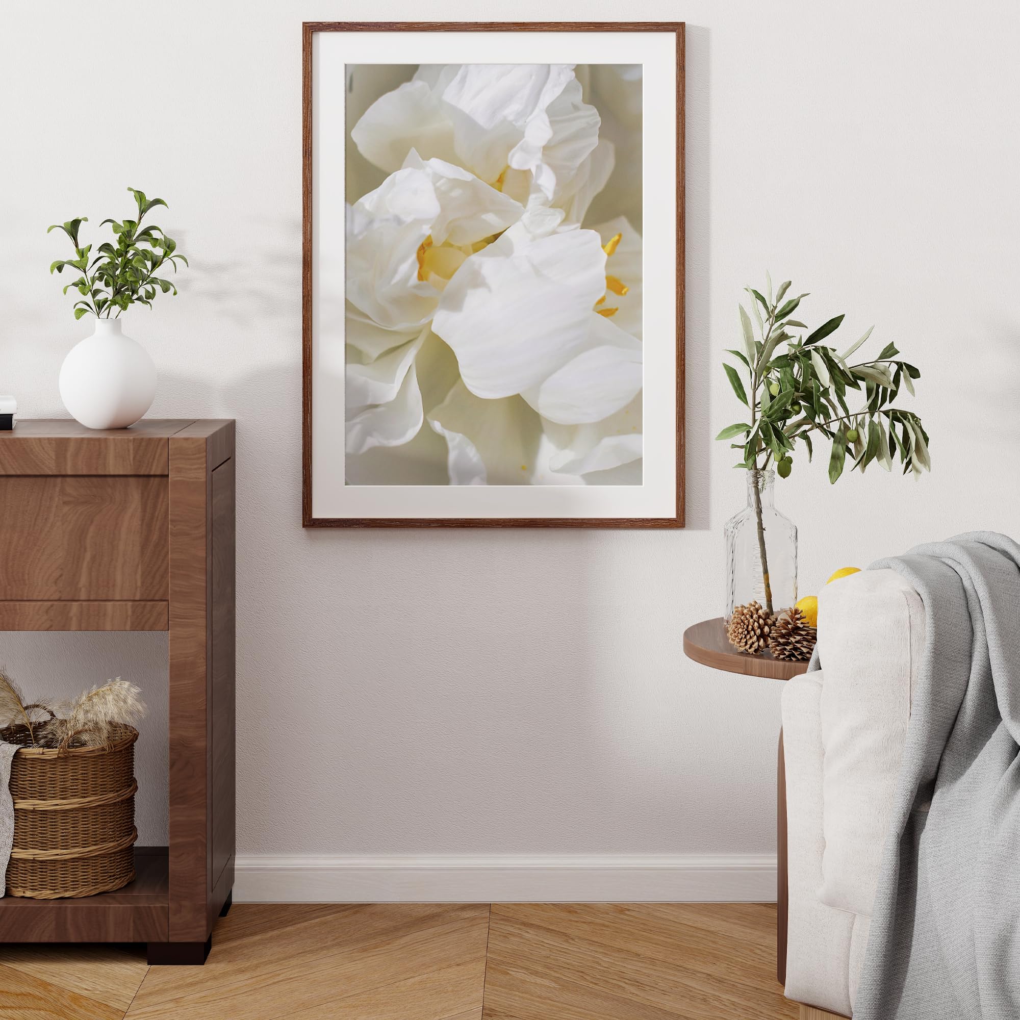 Amazon.com - Fun Memories 24x32 Picture Frame for Wall, Solid Oak